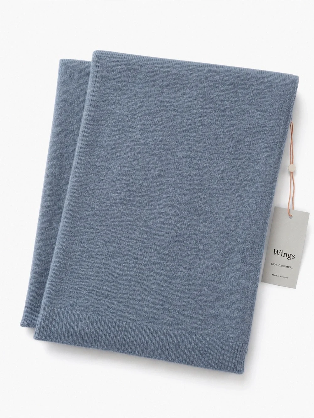 NWT Quince 100% Cashmere Blue Scarf